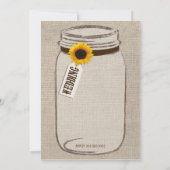 Uitnodiging tot het uitzenden van Rustige zonneblo (Achterkant)