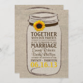 Uitnodiging tot het uitzenden van Rustige zonneblo (Voorkant / Achterkant)