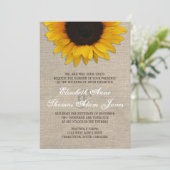 Uitnodiging tot het uitzenden van Rustige zonneblo (Staand voorkant)