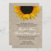 Uitnodiging tot het uitzenden van Rustige zonneblo (Voorkant / Achterkant)