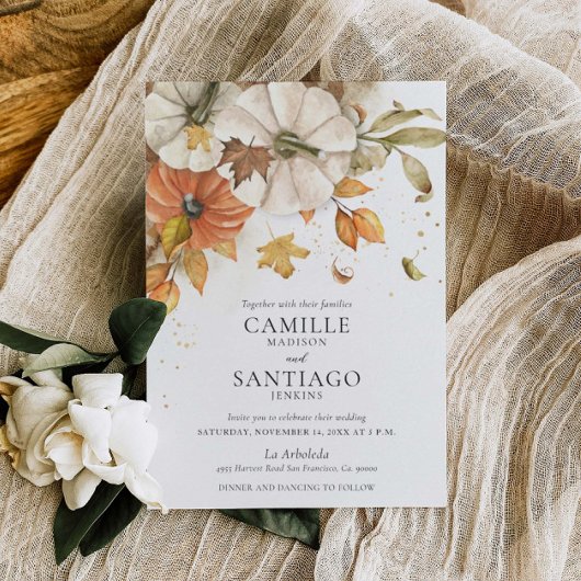 Uitnodiging tot het uitzenden van Rustische Herfst