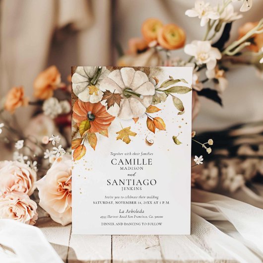 Uitnodiging tot het uitzenden van Rustische Herfst