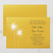 Uitnodiging tot het uitzenden van Sparkler Gold We (Voorkant / Achterkant)