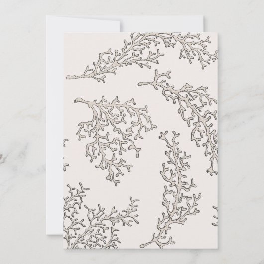 Uitnodiging tot het uitzenden van straarkoraal (Achterkant)