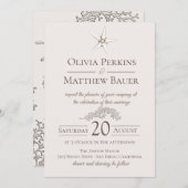 Uitnodiging tot het uitzenden van straarkoraal (Voorkant / Achterkant)