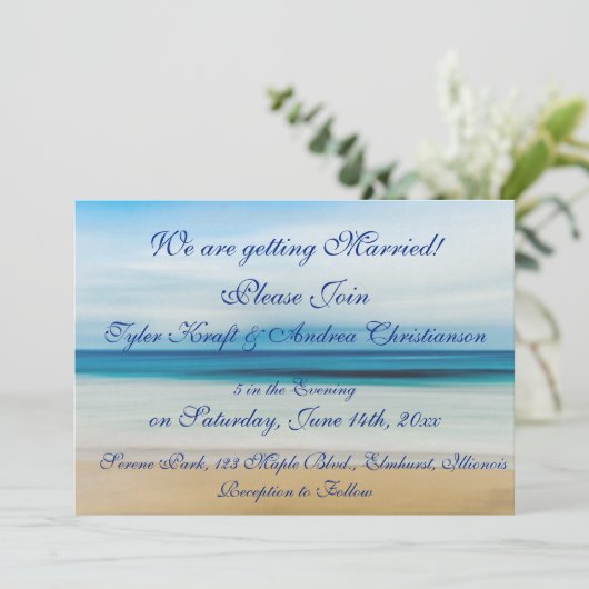 uitnodiging tot het uitzenden van stransport (Staand voorkant)