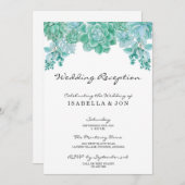 Uitnodiging tot het uitzenden van succesvolle wedd (Voorkant / Achterkant)