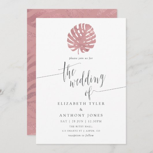 Uitnodiging tot het uitzenden van tribale Afrikaan (Voorkant / Achterkant)