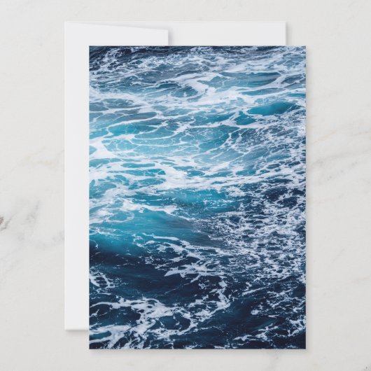 Uitnodiging tot het uitzenden van tropisch zee (Achterkant)