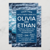 Uitnodiging tot het uitzenden van tropisch zee (Voorkant / Achterkant)