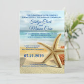 Uitnodiging tot het uitzenden van tropische wedden (Staand voorkant)