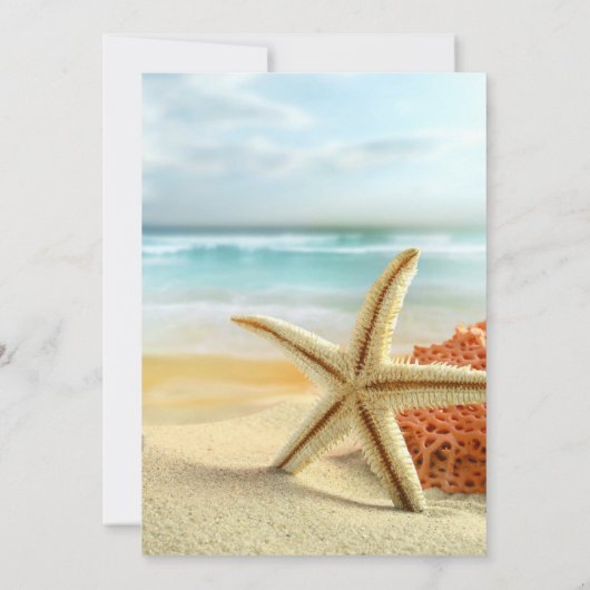 Uitnodiging tot het uitzenden van tropische wedden (Achterkant)