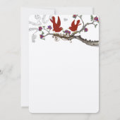  uitnodiging tot het uitzenden van vogelpest en Pa (Achterkant)