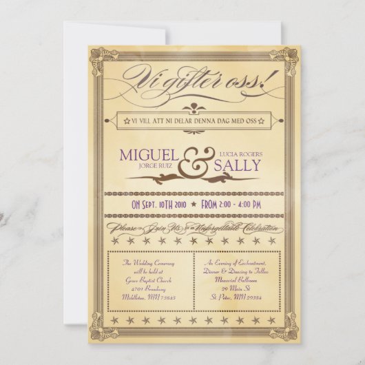 uitnodiging tot het uitzenden van weddenschappen (Voorkant)