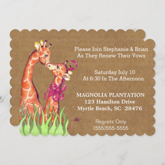 Uitnodiging tot het uitzenden van weddenschappen (Voorkant / Achterkant)