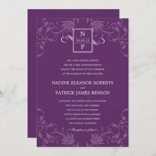 Uitnodiging tot het uitzenden van weddenschappen i (Voorkant / Achterkant)