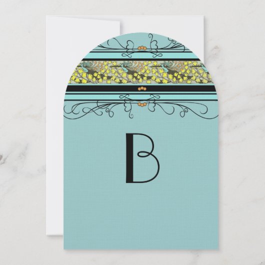 Uitnodiging tot het uitzenden van weduwen (Achterkant)