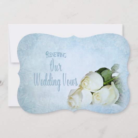 Uitnodiging tot het uitzenden van weduwen - Witte  (Voorkant)