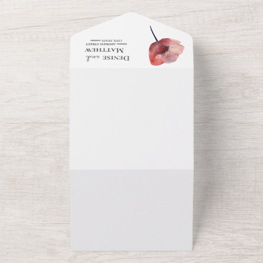 Uitnodiging tot het uitzenden van weefselpapieren  (Buitenkant)