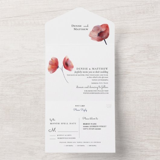 Uitnodiging tot het uitzenden van weefselpapieren  (Binnen)