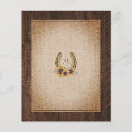 Uitnodiging tot het uitzenden van Westerne zonnesb (Achterkant)