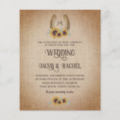 Uitnodiging tot het uitzenden van Westerne zonnesb (Voorkant)