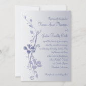 Uitnodiging tot het uitzenden van zilveren en gewe (Achterkant)