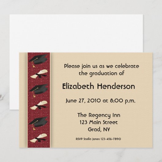 Uitnodiging tot het uitzetten van de grens van de  (Voorkant / Achterkant)