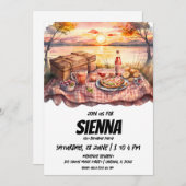 Uitnodiging tot het uitzicht van de zomerPicnic (Voorkant / Achterkant)