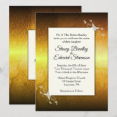 Uitnodiging tot het verbranden van Yellow Haze Wed (Voorkant / Achterkant)