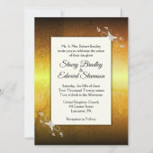 Uitnodiging tot het verbranden van Yellow Haze Wed (Voorkant)