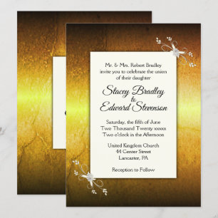 Uitnodiging tot het verbranden van Yellow Haze Wed