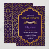 Uitnodiging tot het vieren van de Arabische Marokk (Voorkant / Achterkant)