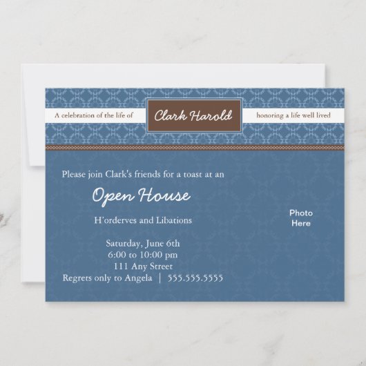 Uitnodiging tot het vieren van het leven (Voorkant)