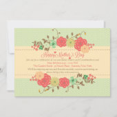 Uitnodiging tot het vieren van moederdag (Voorkant)