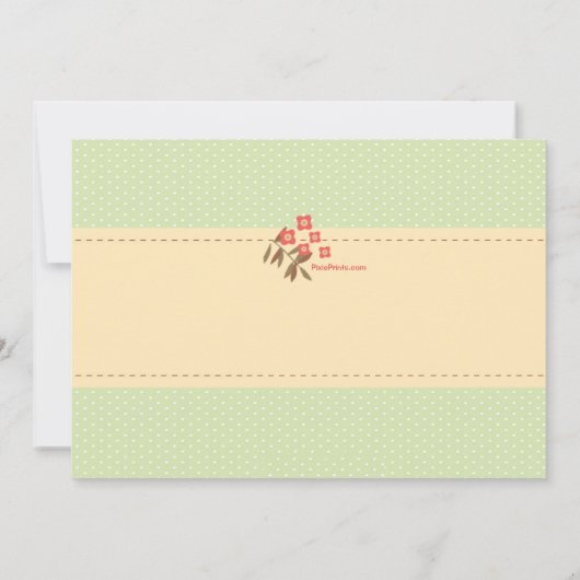 Uitnodiging tot het vieren van moederdag (Achterkant)