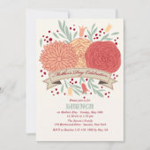 Uitnodiging tot het vieren van moederdag (Voorkant)