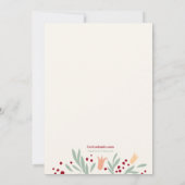 Uitnodiging tot het vieren van moederdag (Achterkant)