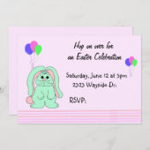 Uitnodiging tot het vieren van Pasen (Voorkant / Achterkant)