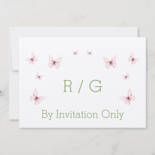 Uitnodiging tot het wekken van wilde bruiloft (Achterkant)