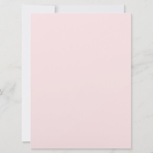 Uitnodiging tot het zachte roze weddenschap (Achterkant)