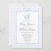 Uitnodiging tot het Zuidelijke baby van Preppy bab (Voorkant)