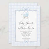 Uitnodiging tot het Zuidelijke baby van Preppy bab (Voorkant / Achterkant)