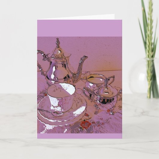 Uitnodiging tot hoge thee (Voorkant)