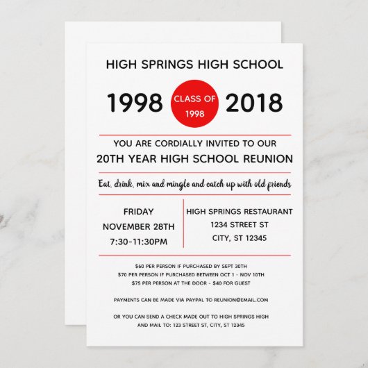 Uitnodiging tot hoogleraar (Voorkant / Achterkant)