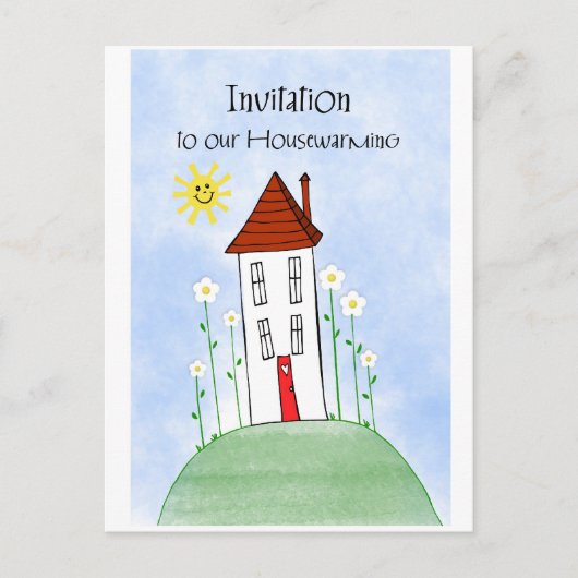 uitnodiging tot huishouden (Voorkant)