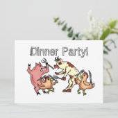 Uitnodiging tot humor van de binnenpartij (Staand voorkant)