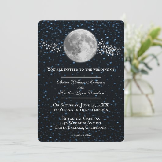 Uitnodiging tot huwelijk (Staand voorkant)