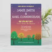 Uitnodiging tot huwelijk (Staand voorkant)