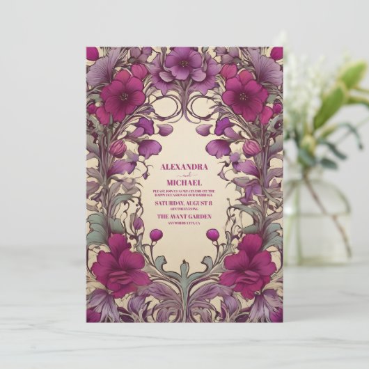  uitnodiging tot huwelijk (Staand voorkant)